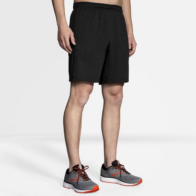 Brooks Rep 8 Hardloopshorts voor Heren Grijs (TPFXY-2647)